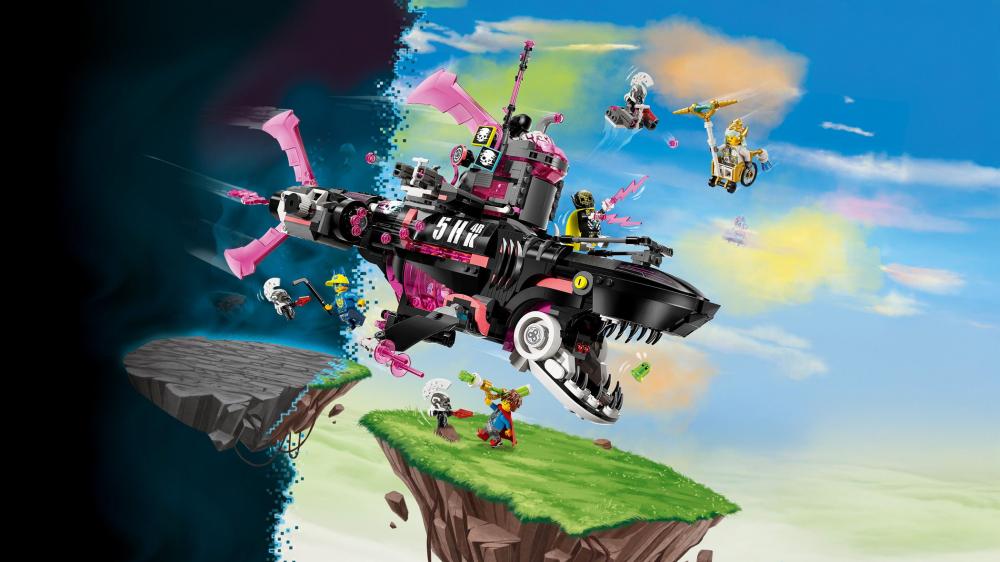 LEGO® DREAMZzz Albtraumhai-U-Boot 1413 Teile 71500