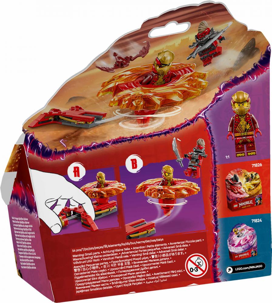 LEGO® NINJAGO Kais Drachen-Spinjitzu-Spinner 54 Teile 71823
