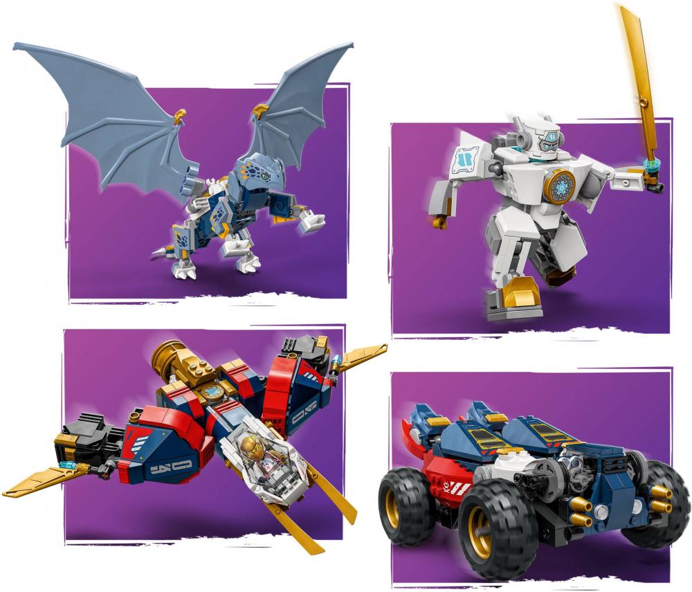 LEGO® NINJAGO Zanes Ultra-Kombi-Mech 1187 Teile 71834