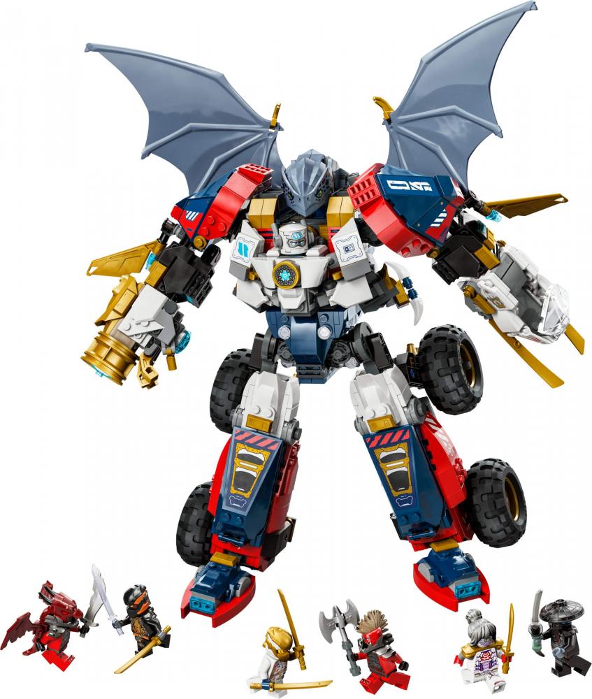 LEGO® NINJAGO Zanes Ultra-Kombi-Mech 1187 Teile 71834