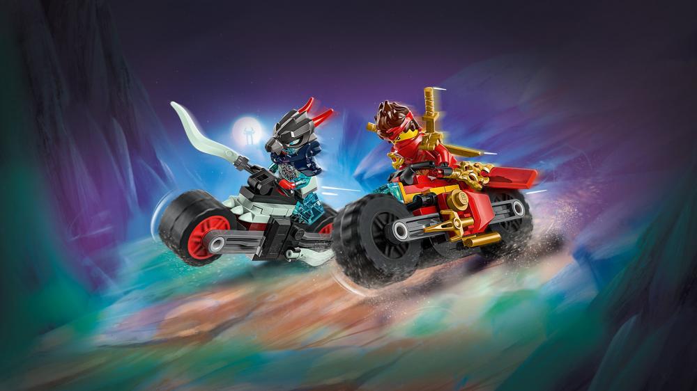 LEGO® NINJAGO Kais Motorradrennen 79 Teile 71838