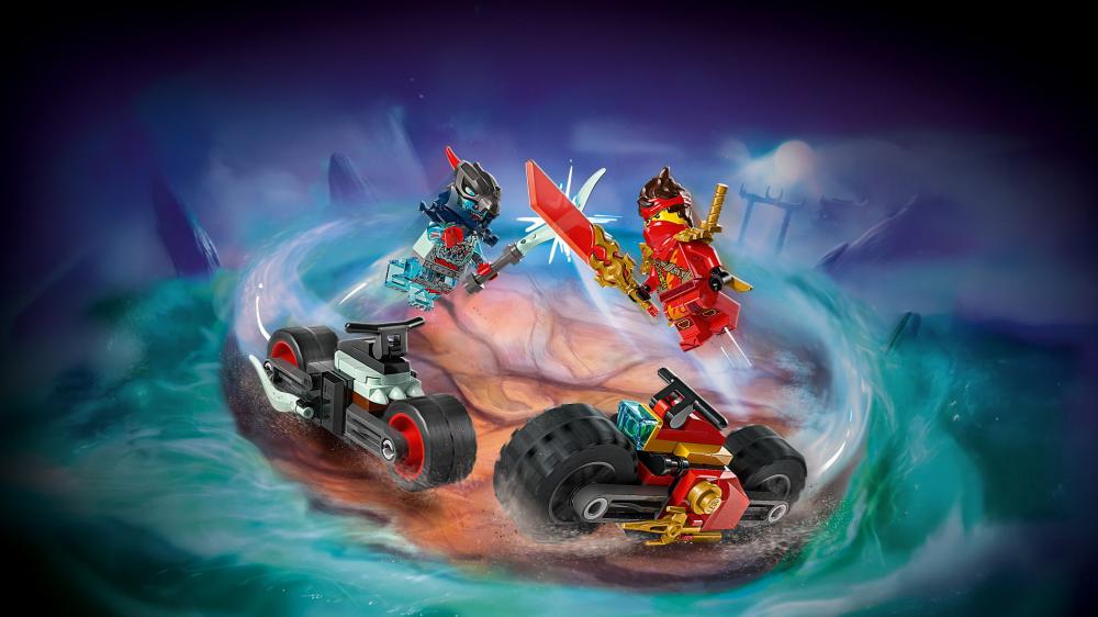 LEGO® NINJAGO Kais Motorradrennen 79 Teile 71838