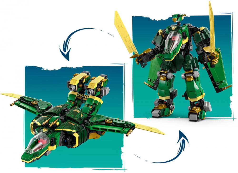 LEGO® NINJAGO Lloyds Jet-Mech 1112 Teile 71845