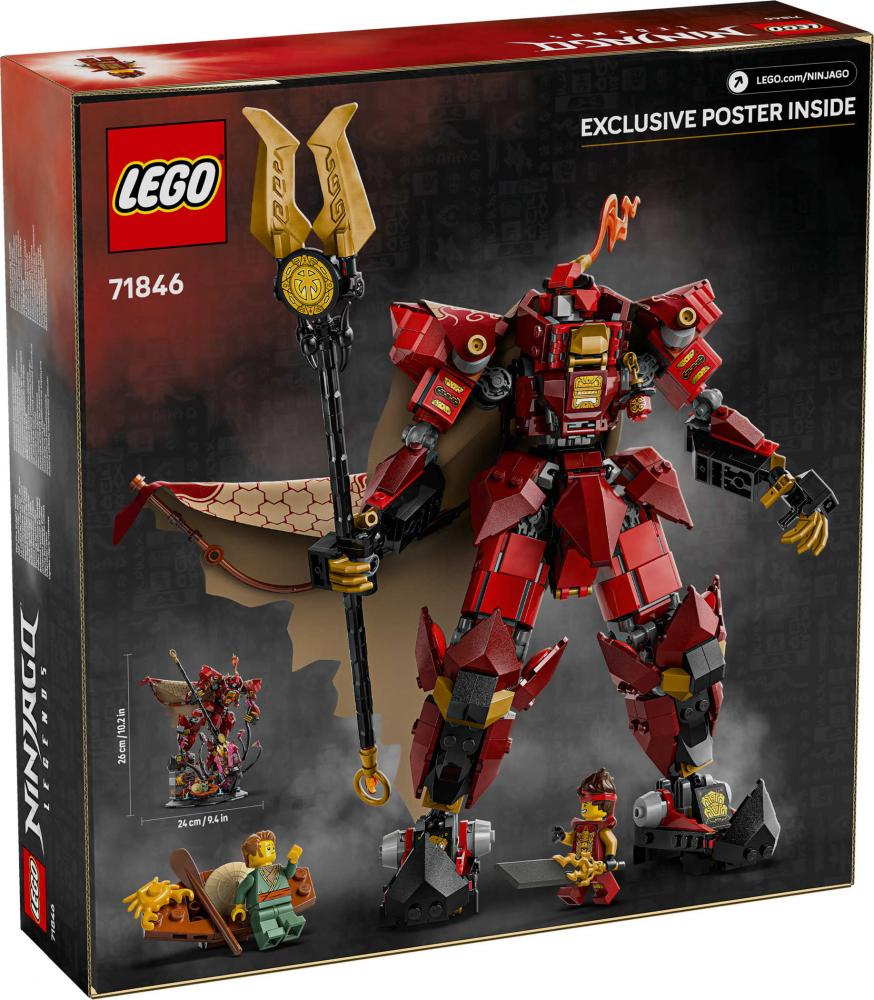 LEGO® NINJAGO Der Feuerritter-Mech 996 Teile 71846