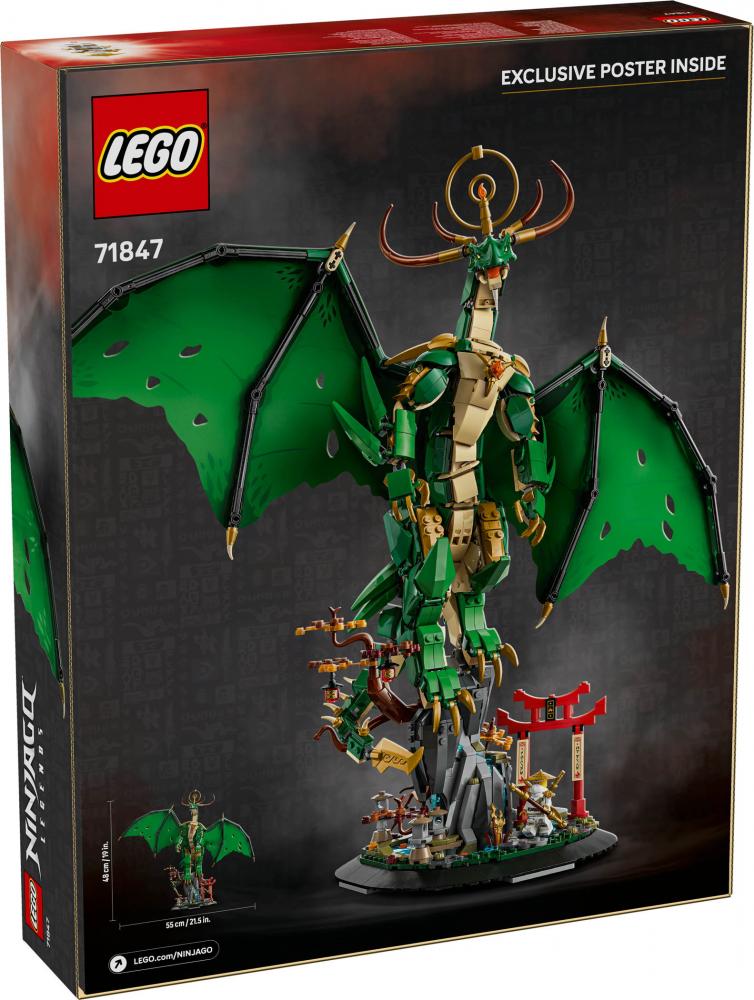 LEGO® NINJAGO Der Wächterdrache 1650 Teile 71847