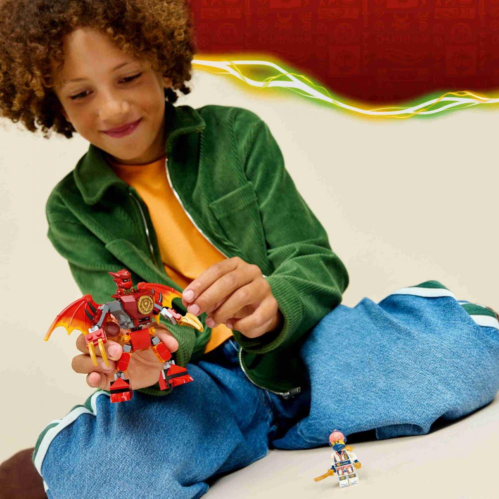 LEGO® NINJAGO Kais Drachen-Mech Battle Set 85 Teile 71851