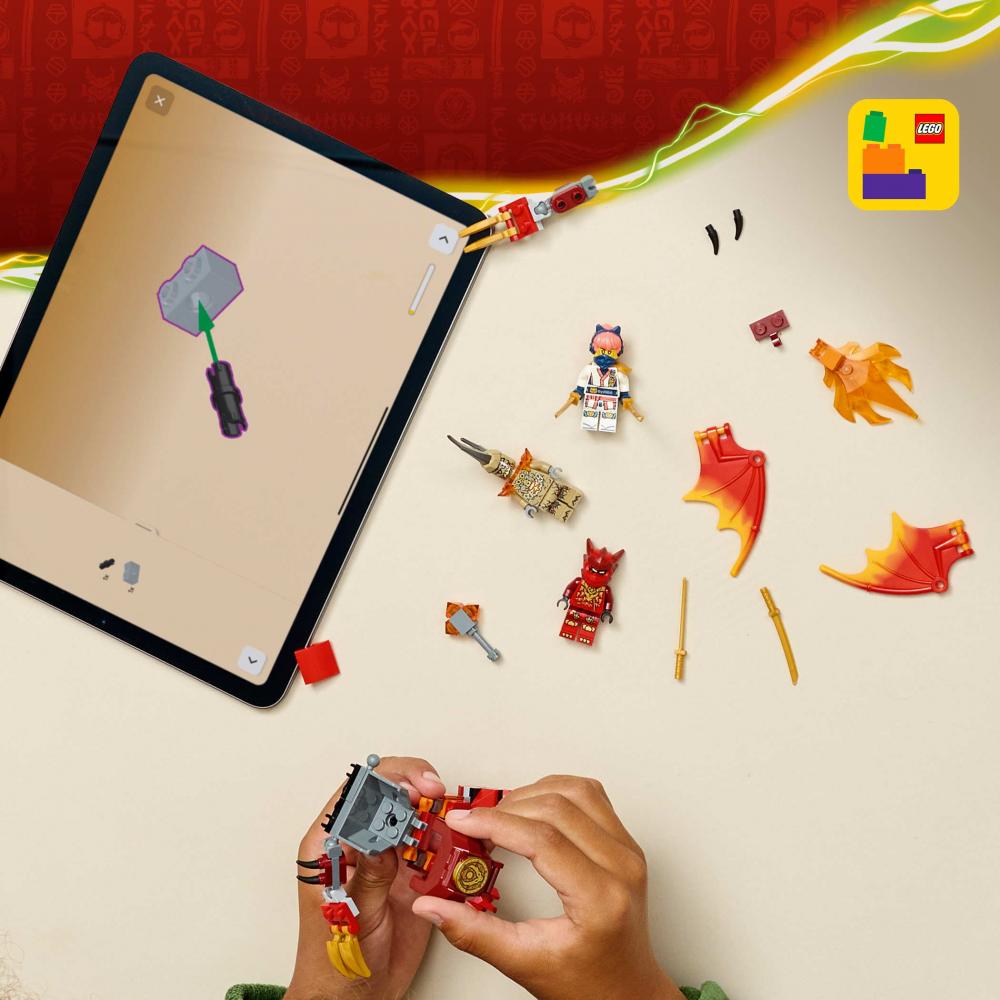 LEGO® NINJAGO Kais Drachen-Mech Battle Set 85 Teile 71851