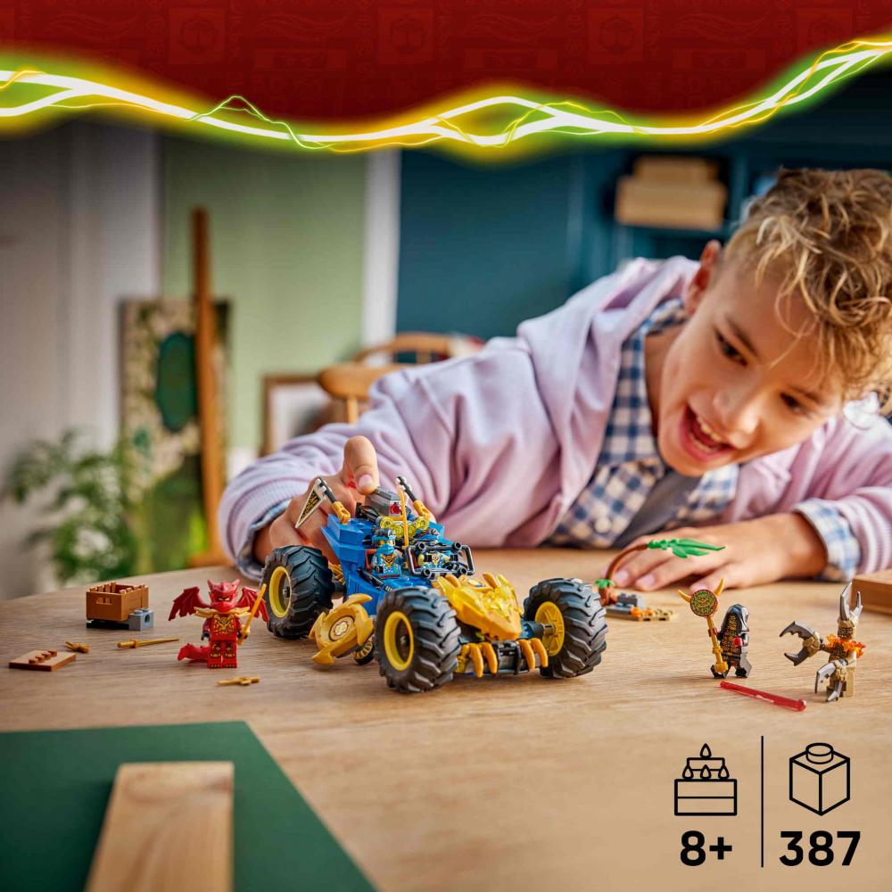 LEGO® NINJAGO Jays Transformationsflitzer 387 Teile 71856