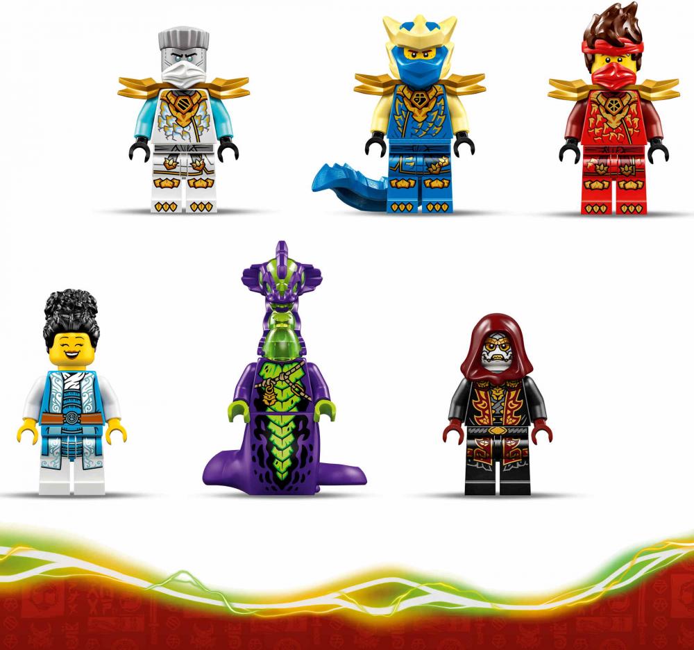 LEGO® NINJAGO Showdown am Baumhaus mit dem Ninja-Bike 642 Teile 71857