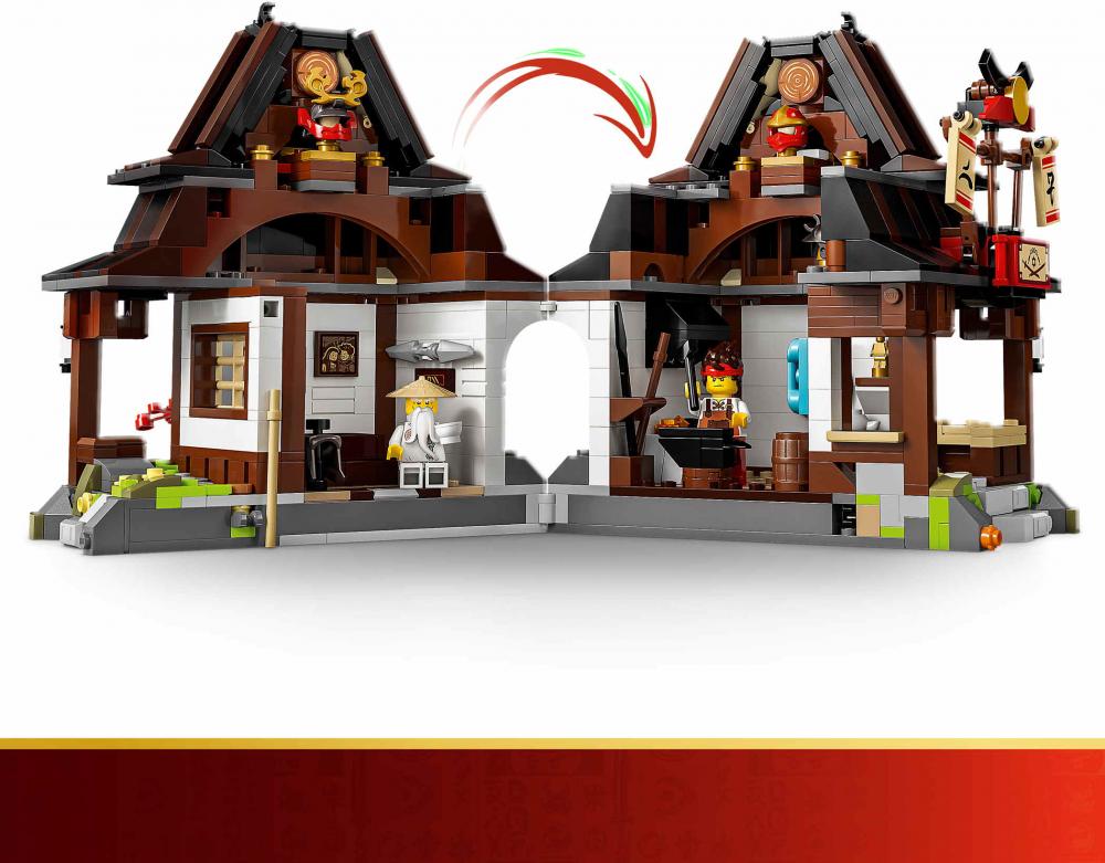 LEGO® NINJAGO 15-jähriges Jubiläum der Vier-Waffen-Schmiede 1259 Teile 71858