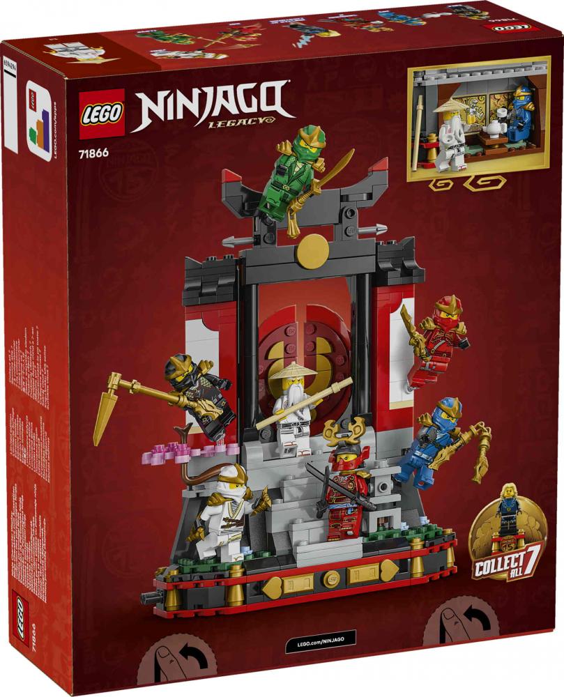 LEGO® NINJAGO 15-jähriges Jubiläum Ninja-Charaktere zum Ausstellen 447 Teile 71866