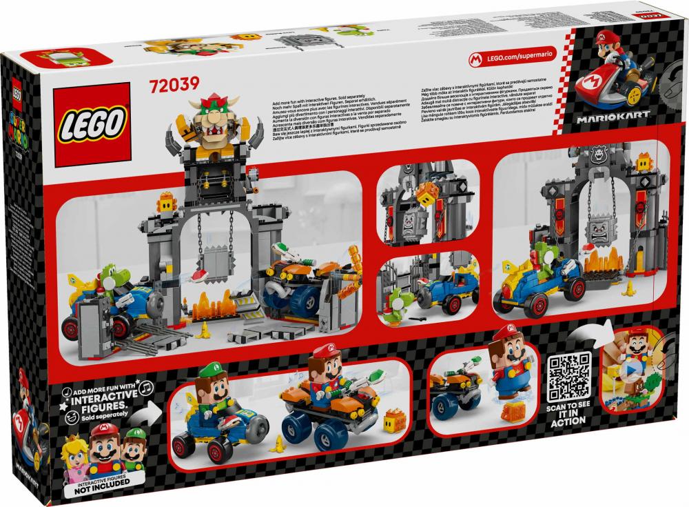 LEGO® Super Mario Mario Kart™ Bowsers Festung 1068 Teile 72039