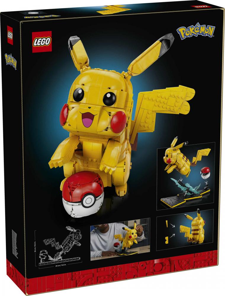 LEGO® Pokémon Pikachu und Pokéball 2050 Teile 72152