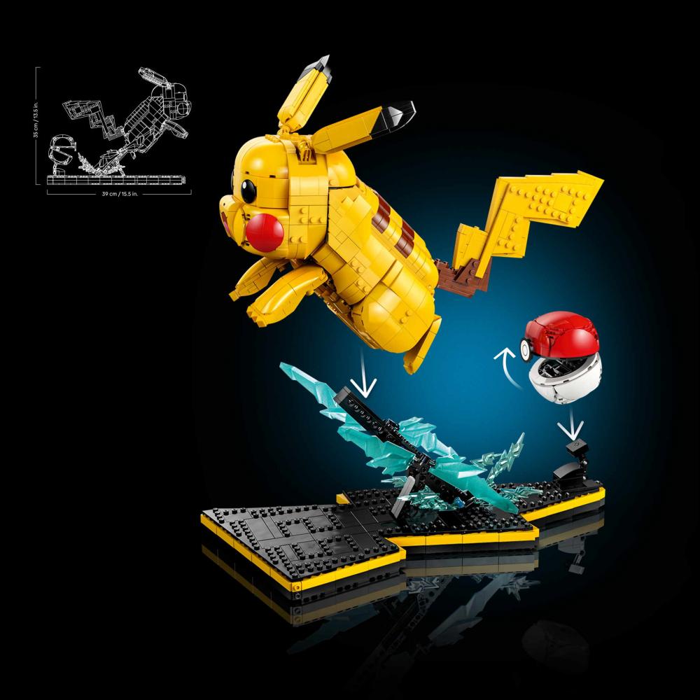 LEGO® Pokémon Pikachu und Pokéball 2050 Teile 72152