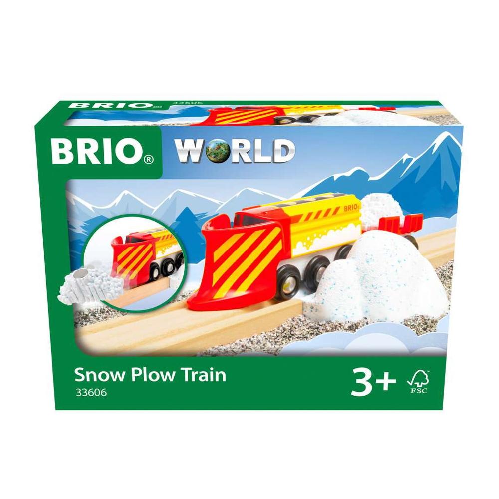 Brio World Eisenbahn Fahrzeug Schneeräumzug 5 Teile 33606
