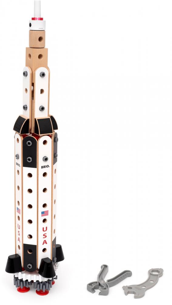 Brio Spielzeug Bausystem Builder Apollo Saturn V 91 Teile 34607