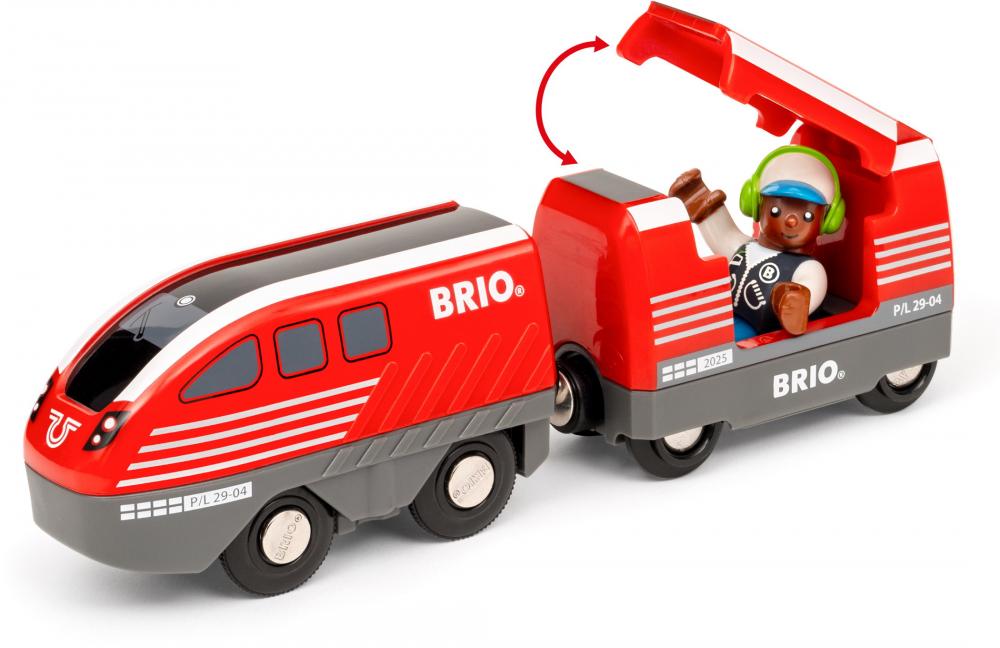 Brio World Eisenbahn Set Zugset mit Rückziehmotor 28 Teile 36102