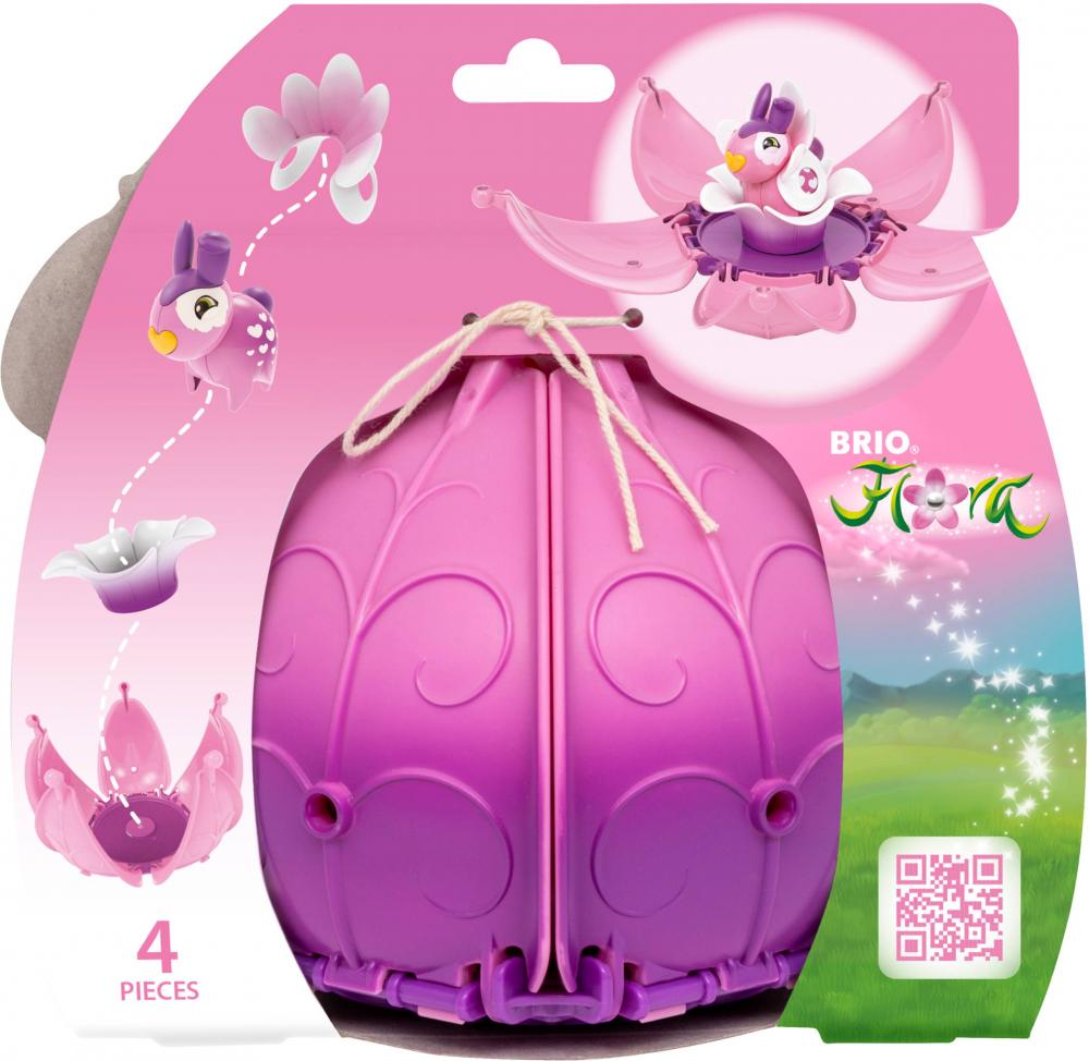 Brio Flora Spielfigur Heathers Blumenhaus 4 Teile inkl. 1 Flora Figur 36218