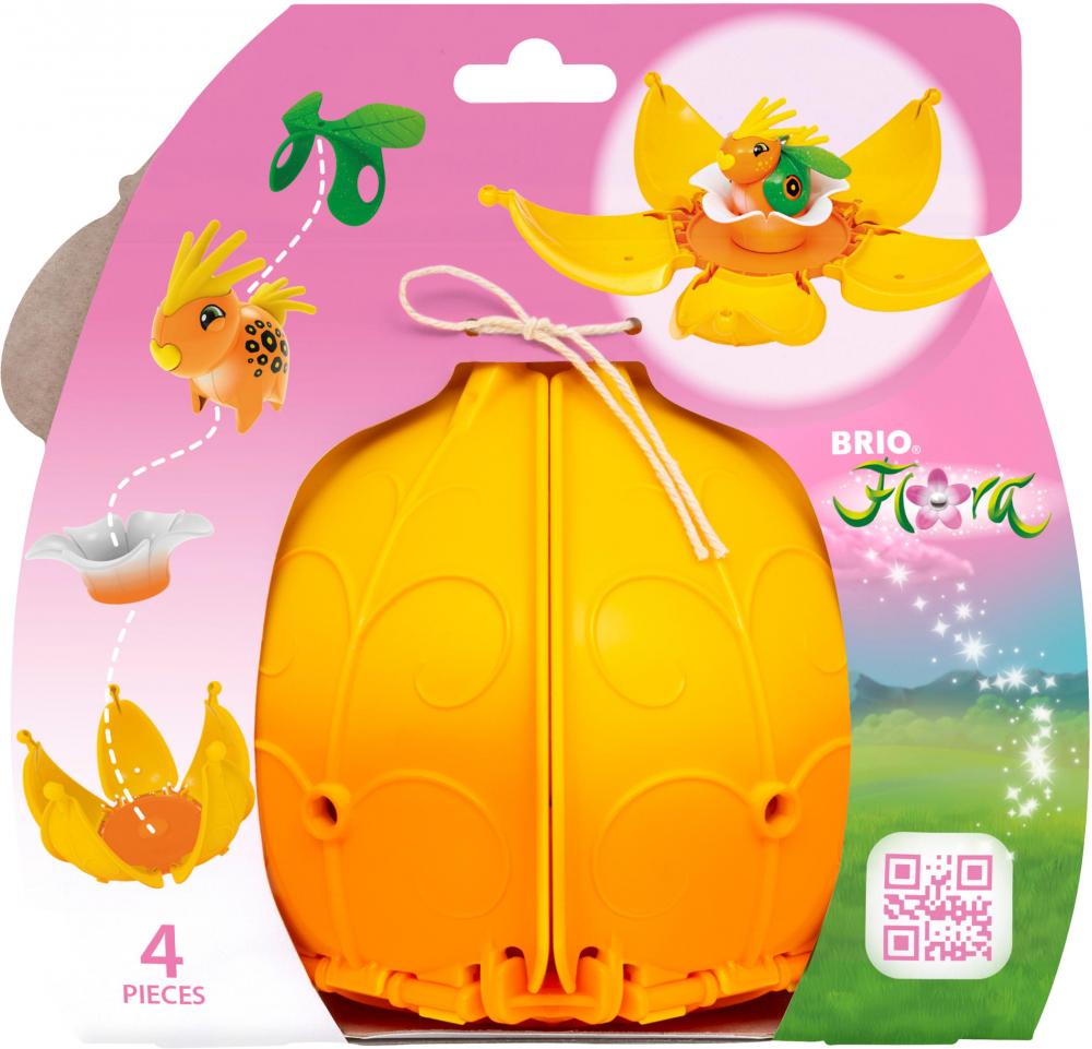 Brio Flora Spielfigur Poppys Blumenhaus 4 Teile inkl. 1 Flora Figur 36222