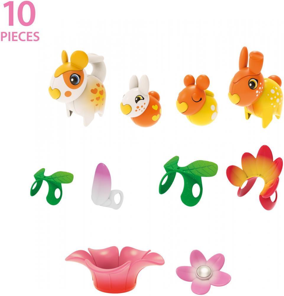Brio Flora Spielfigur Blumensammler 10 Teile inkl. 2 Flora Figuren, 2 Minifiguren 36228