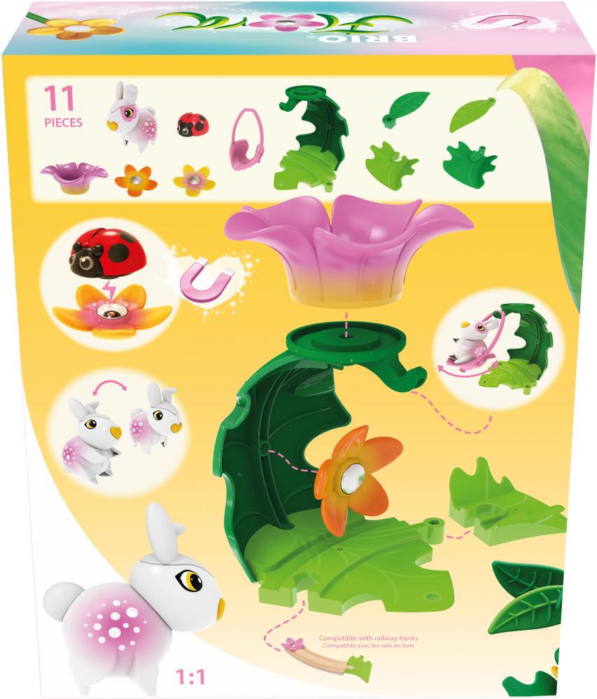Brio Flora Spielfigur Azaleas Blütenschaukel 11 Teile inkl. 1 Flora Figur 36232