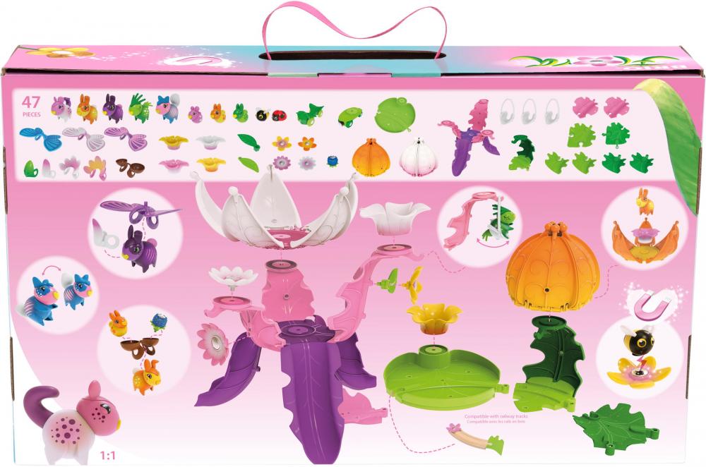 Brio Flora Spielfigur Blumenstadt Deluxe Set 47 Teile inkl. 5 Flora Figuren, 3 Minifiguren 36242