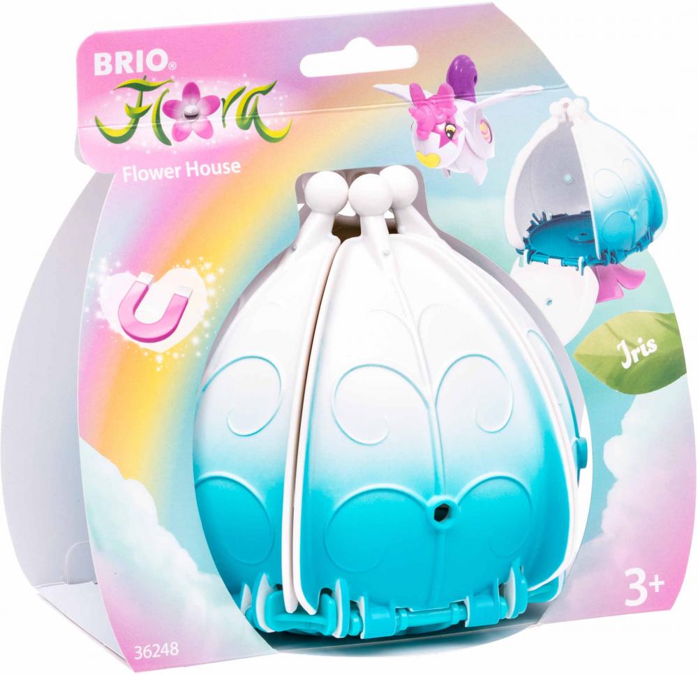 Brio Flora Spielfigur Einhorn Iris Blumenhaus 4 Teile inkl. 1 Flora Figur 36248