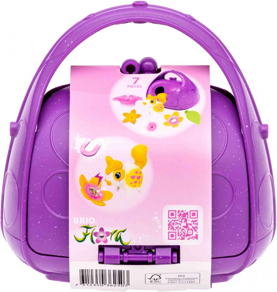 Brio Flora Spielfigur Blumenhaus zum Mitnehmen 7 Teile inkl. 1 Flora Figur 36250