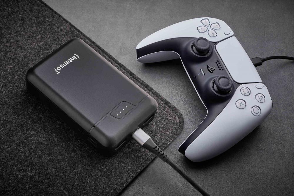 Intenso Powerbank mobile Ladestation B 10000 mAh 2x Typ A / C USB OUT schwarz