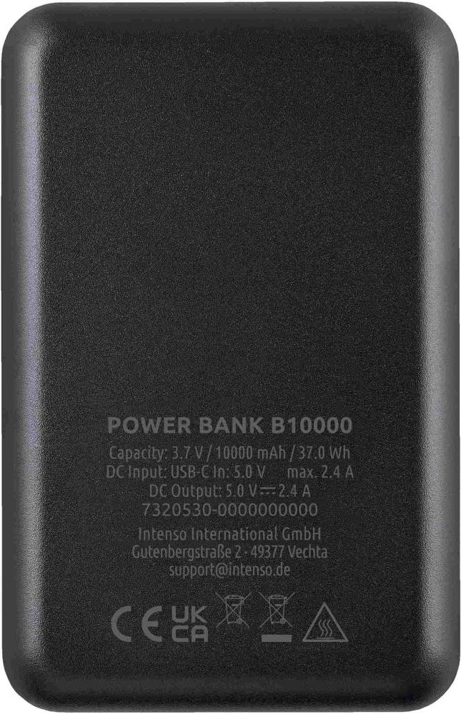 Intenso Powerbank mobile Ladestation B 10000 mAh 2x Typ A / C USB OUT schwarz