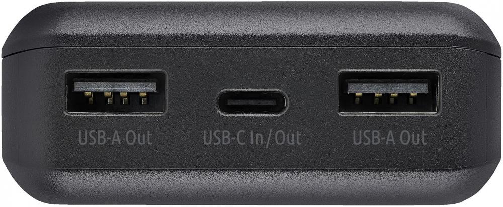 Intenso Powerbank mobile Ladestation B 10000 mAh 2x Typ A / C USB OUT schwarz