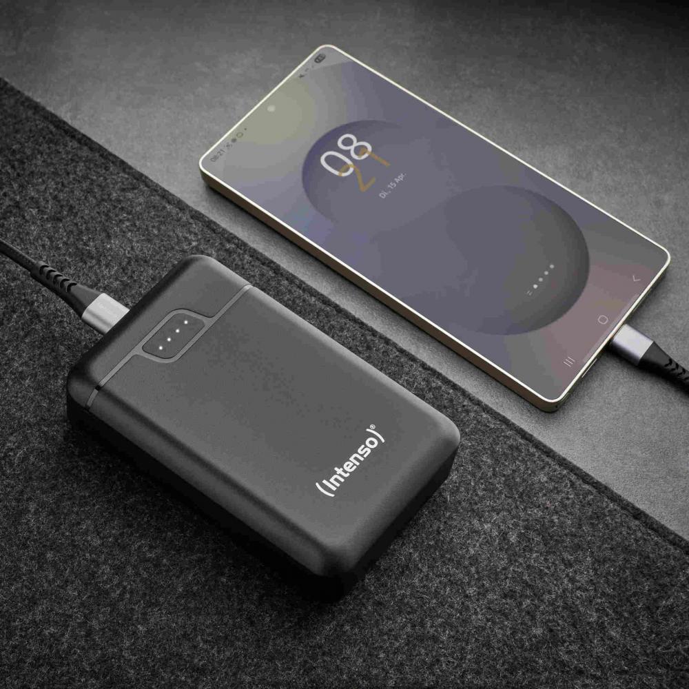 Intenso Powerbank mobile Ladestation B 10000 mAh 2x Typ A / C USB OUT schwarz