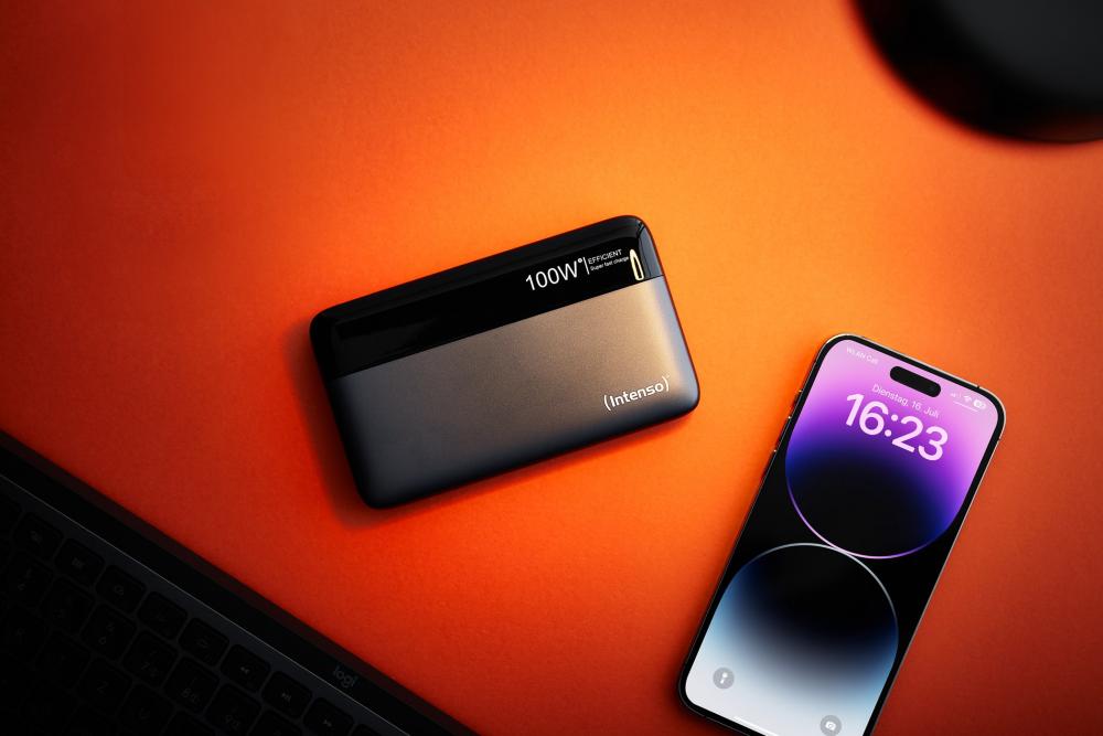 Intenso Powerbank HE20000 PD 3.1 20000 mAh max. 100 W 1x USB Typ A und 2x USB-C OUT