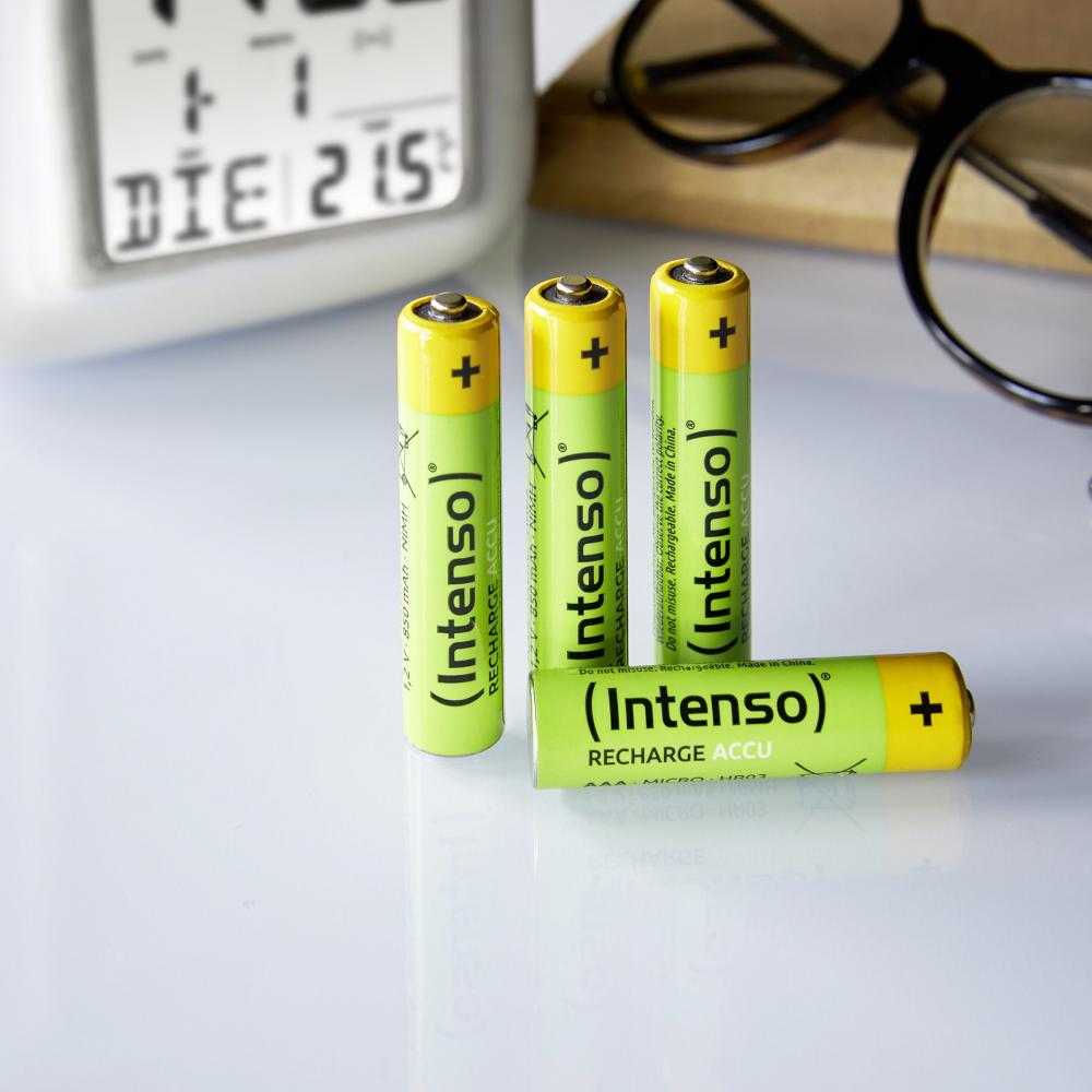 4 Intenso Akku AAA 1000mAh Energy Eco Nickel-Metall-Hydrid im 4er Blister
