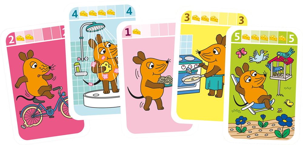 Schmidt Spiele Kartenspiel Kinderkartenspiel Maus Raus aus der Mausefalle 75063