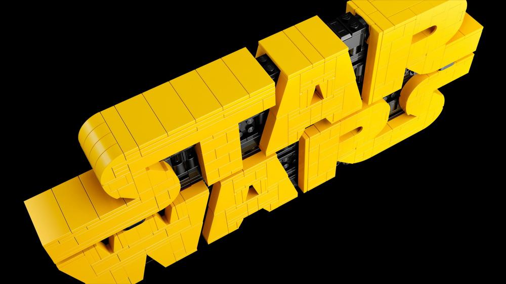 LEGO® Star Wars™ Star Wars™ Logo aus LEGO Steinen 700 Teile 75407