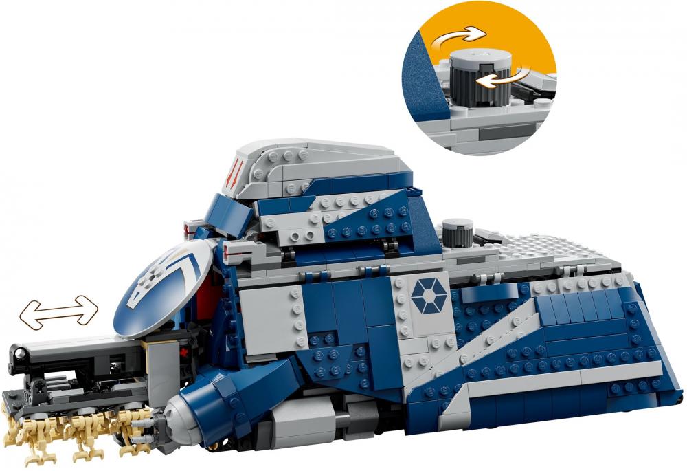 LEGO® Star Wars™ MTT™ der Separatisten in der Schlacht Felucia 976 Teile 75435