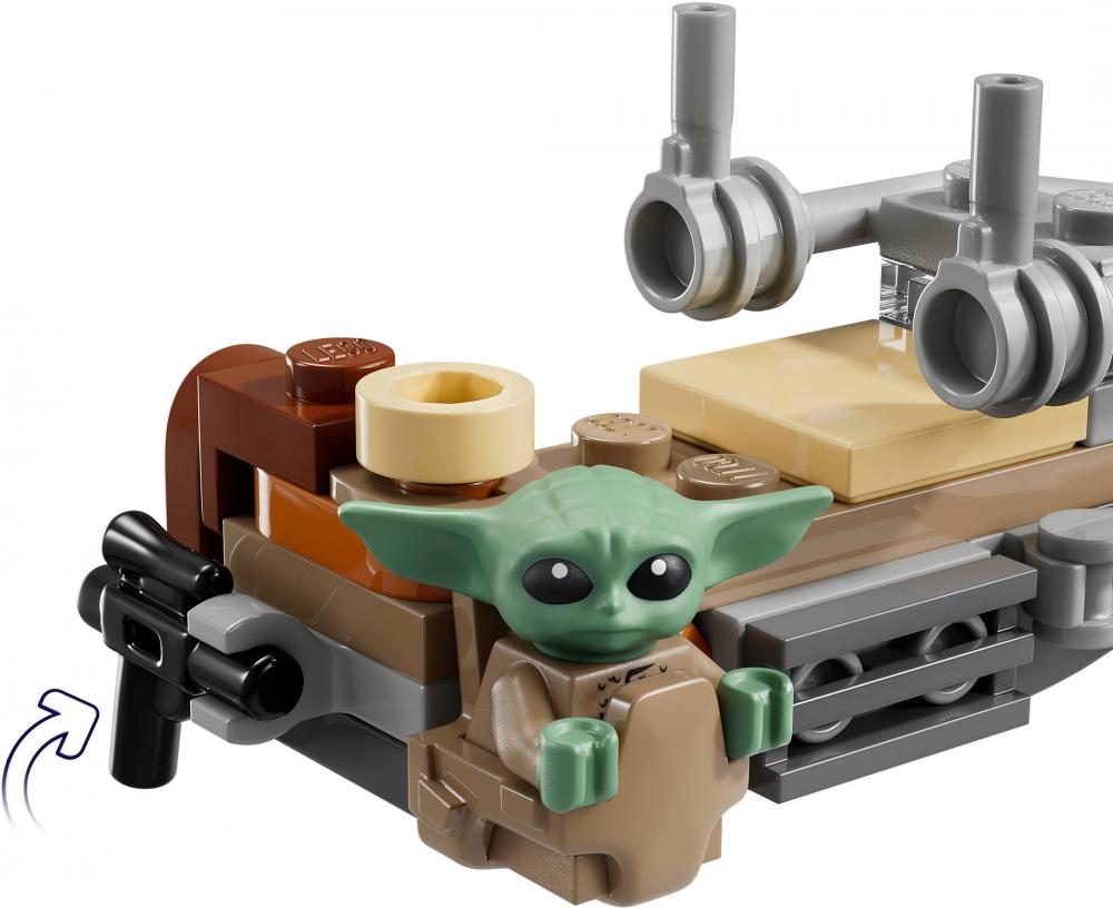 LEGO® Star Wars™ Der Mandalorianer und Grogu auf ihrem Speeder Bike™ 58 Teile 75436