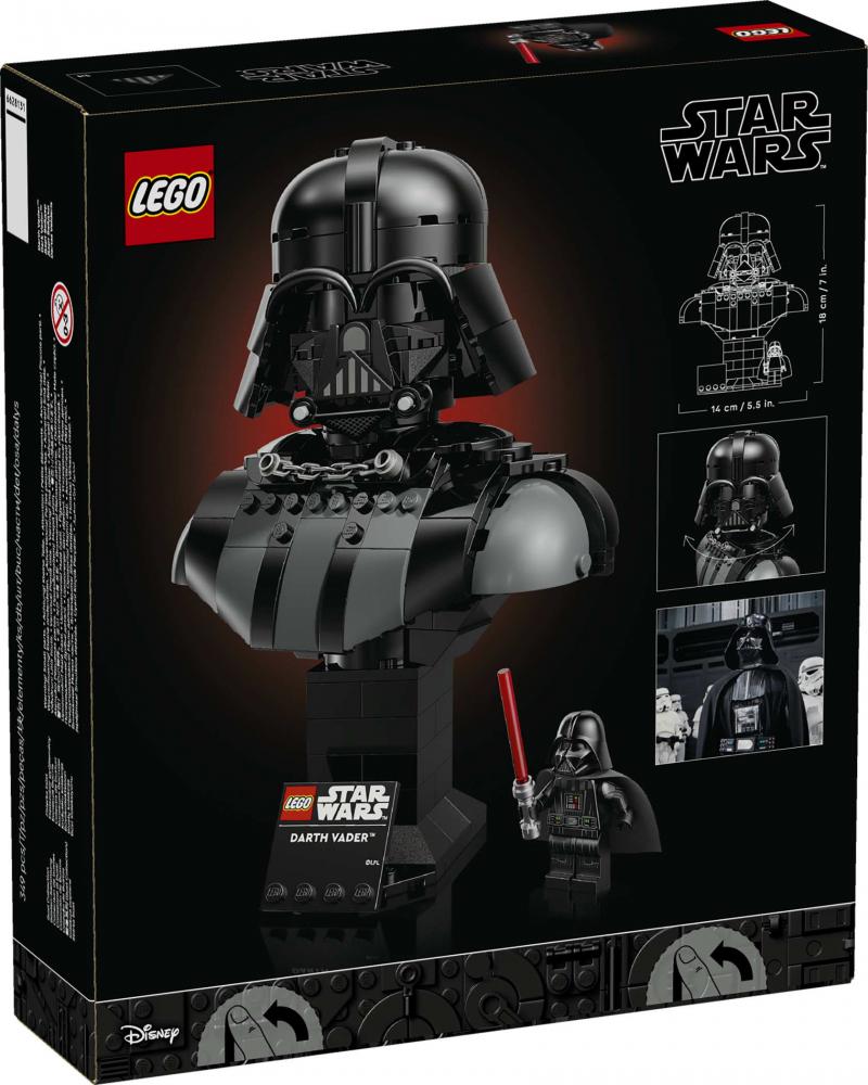 LEGO® Star Wars™ Darth Vader™ Büste 349 Teile 75439