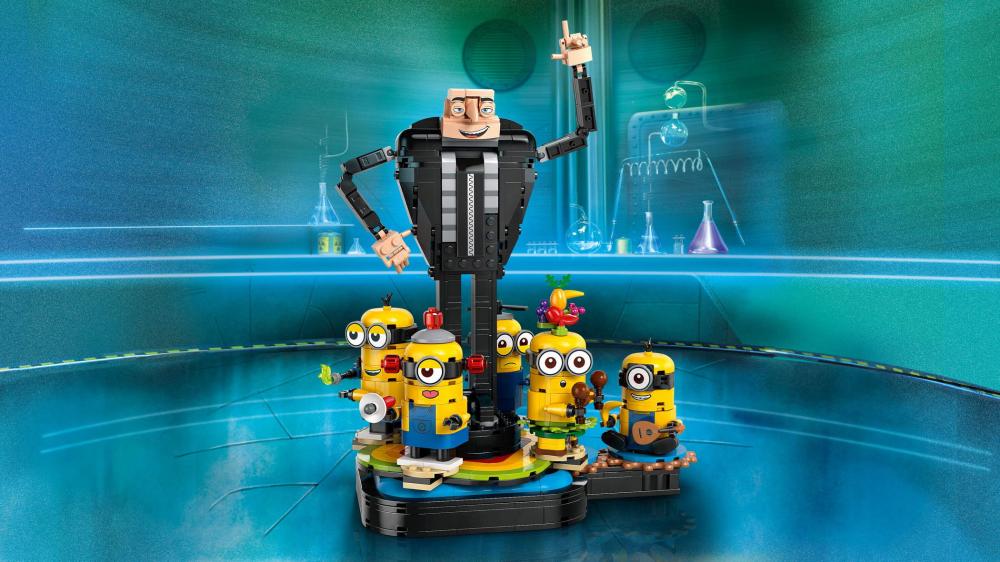 LEGO® Despicable Me Gru und die Minions aus LEGO® Steinen 839 Teile 75582