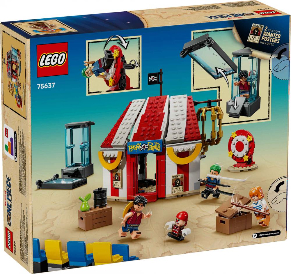 LEGO® ONE PIECE Zirkuszelt von Buggy dem Clown 573 Teile 75637