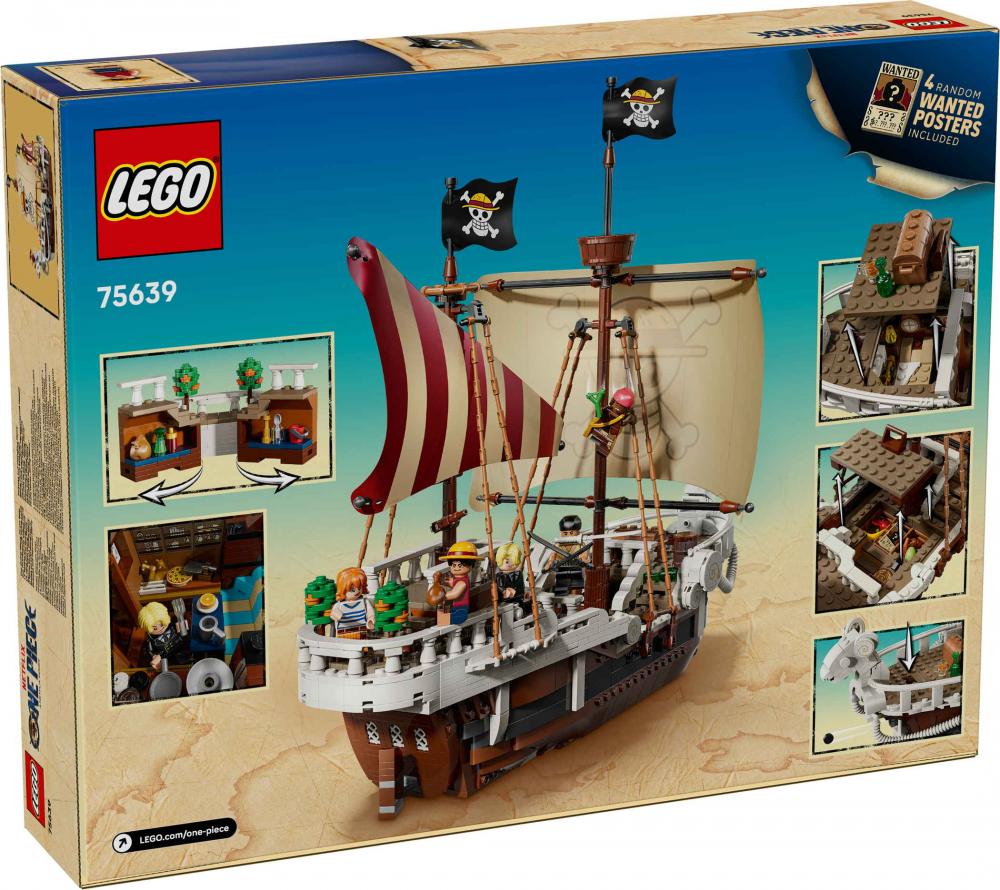 LEGO® ONE PIECE Das Piratenschiff Flying Lamb 1376 Teile 75639