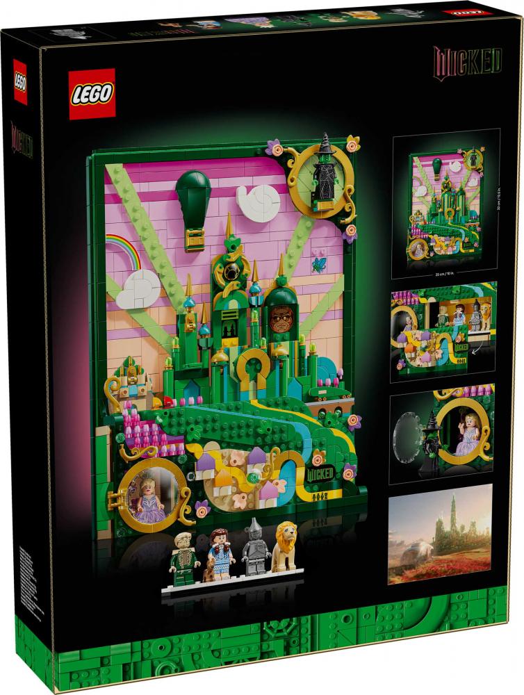 LEGO® Wicked Emerald City Wandkunst 1518 Teile 75685