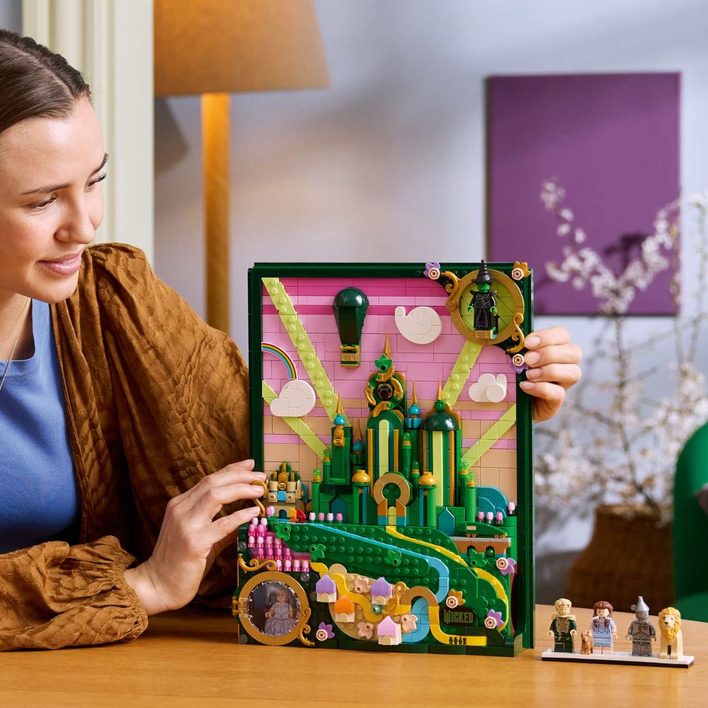 LEGO® Wicked Emerald City Wandkunst 1518 Teile 75685