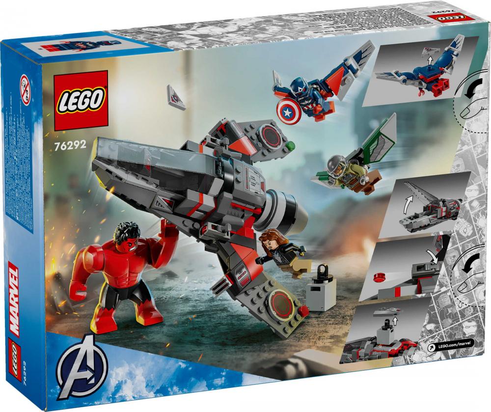 LEGO® Marvel Super Heroes™ Showdown zwischen Captain America und Red Hulk 223 Teile 76292