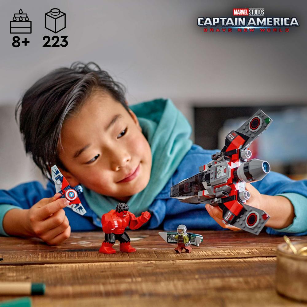 LEGO® Marvel Super Heroes™ Showdown zwischen Captain America und Red Hulk 223 Teile 76292