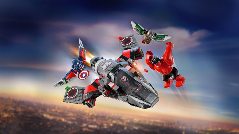 LEGO® Marvel Super Heroes™ Showdown zwischen Captain America und Red Hulk 223 Teile 76292