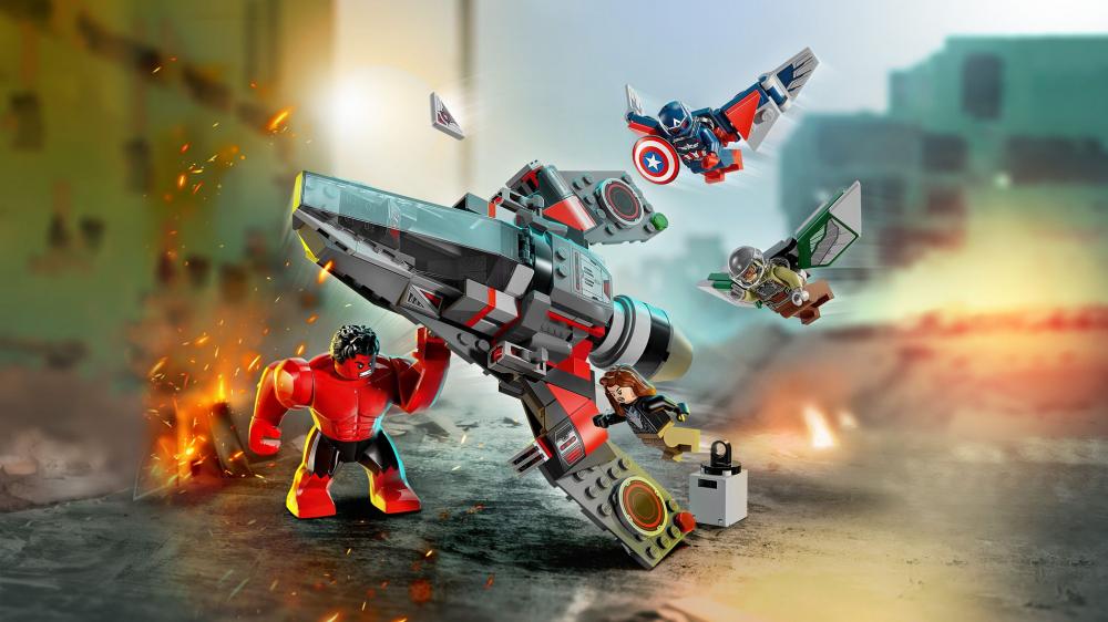 LEGO® Marvel Super Heroes™ Showdown zwischen Captain America und Red Hulk 223 Teile 76292