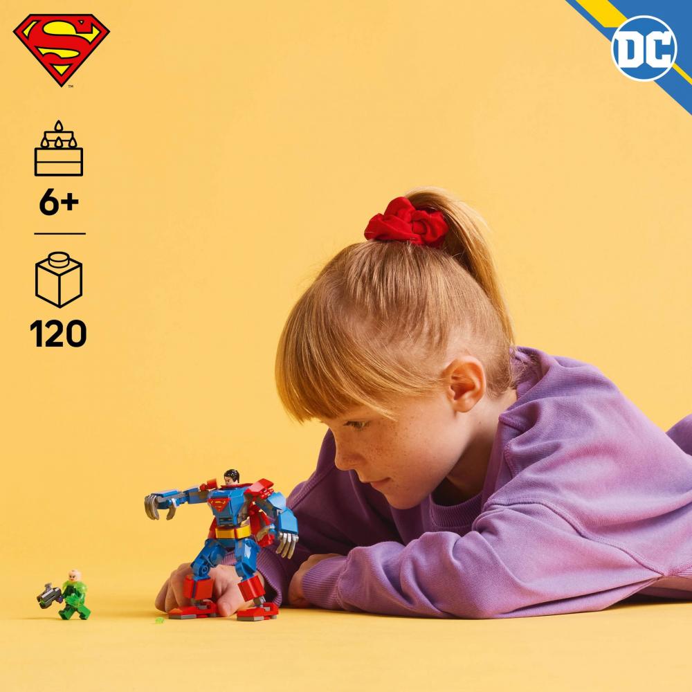 LEGO® DC Universe Super Heroes™ Superman™ Mech vs. Lex Luthor™ 120 Teile 76302
