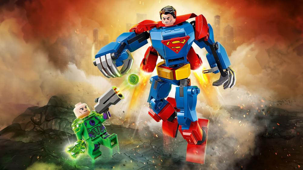 LEGO® DC Universe Super Heroes™ Superman™ Mech vs. Lex Luthor™ 120 Teile 76302